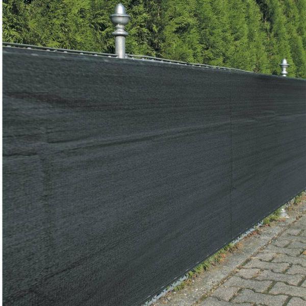 Zaunblende Sichtschutz Winddurchlässig anthrazit ca. Größe 1,2x5 m
