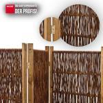 Paravent aus Weide Sichtschutz Weidenparavent ca. Größe (HxB) 180 x 240 cm 4-teilig – Bild 4