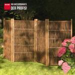 Paravent aus Weide Sichtschutz Weidenparavent ca. Größe (HxB) 180 x 240 cm 4-teilig – Bild 3