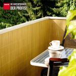Sichtschutzmatte PVC Sichtschutz Kunststoff 3m ca. Größe 1,80x3 m Farbebambus – Bild 2