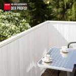 Sichtschutzmatte PVC Sichtschutz Kunststoff 3m ca. Größe 1,80x3 m Farbeweiß – Bild 2