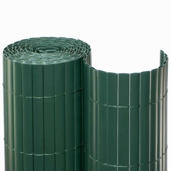 Sichtschutzmatte PVC Sichtschutz Kunststoff 3m ca. Größe 0,90x3 m Farbegrün