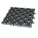 Profi Rasengitter 50x50x4cm 100 % aus Recycling Kunststoff Farbe schwarz Stück1