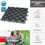 Profi Rasengitter 50x50x4cm 100 % aus Recycling Kunststoff Farbe schwarz Stück1 – Bild 2