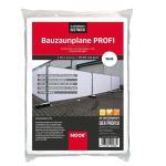 Bauzaunplane Profi 1,76x3,41 m weiß Plane Bauzaun