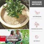 Kokosscheibe Kokos Scheibe Winterschutz Durchmesser 37 cm – Bild 4