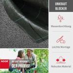 Unkrautblocker Profirolle Schwarz 100% PP ca. Größe 1,5x100 m Qualität105 gr/m² – Bild 2