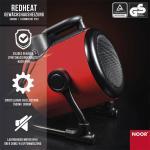 Gewächshausheizung REDHEAT 3000W Thermostat IP24 – Bild 2